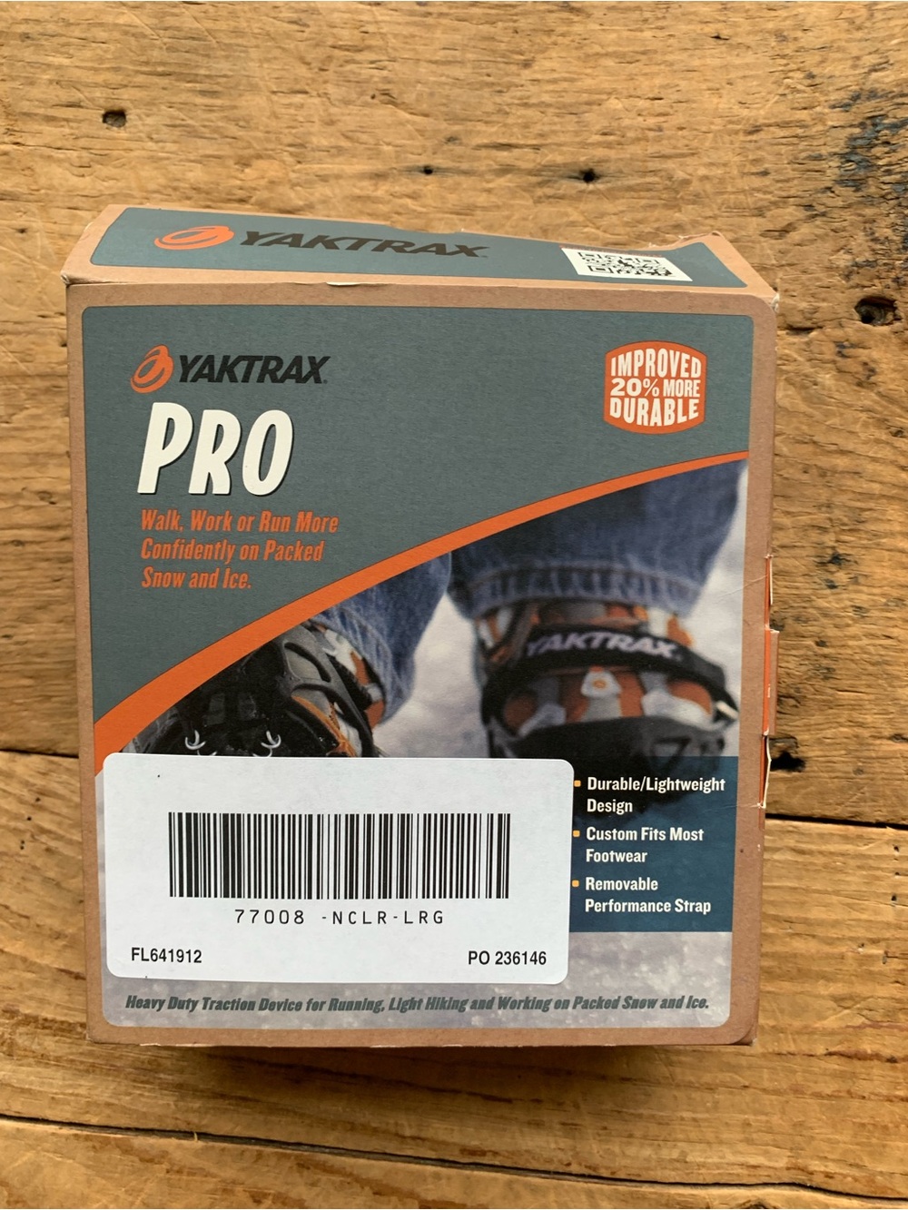 Yaktrax Pro Heavy Duty Traction Cleats for Snow and Ice